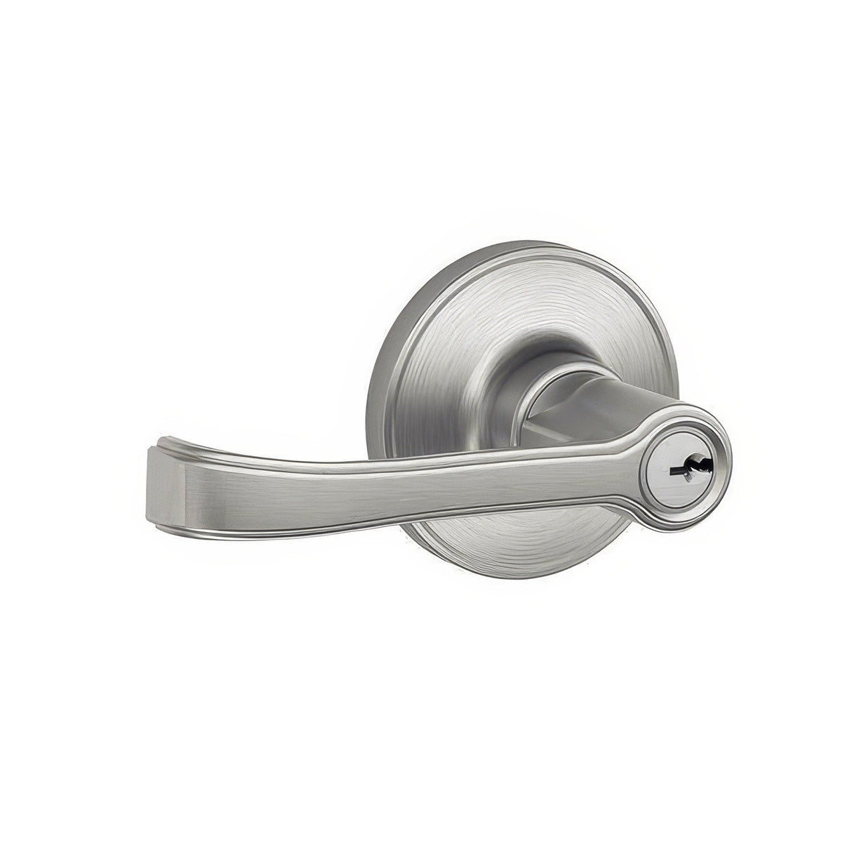 Dexter by Schlage J54TOR630 satin stainless steel keyed entry door lever