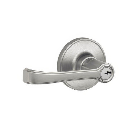 Dexter by Schlage J54TOR630 satin stainless steel keyed entry door lever