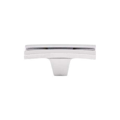 Top Knobs TK87PC Flared 2 5/8" Length Geometric Knob Polished Chrome
