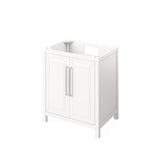 Jeffrey Alexander Cade 30" White Single Sink Bathroom Vanity with White Carrara Marble Top - 8 in. Widespread Faucet Top product image 3