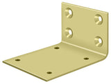 Deltana JB-DASH95U3 polished brass jamb bracket
