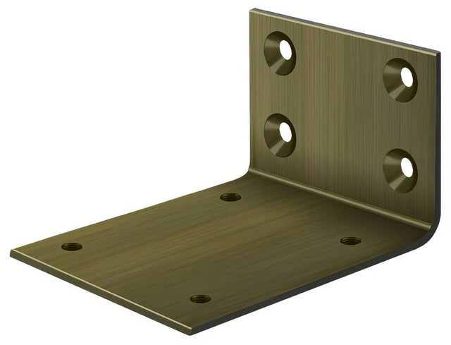 Deltana JB-DASH95U5 antique brass jamb bracket