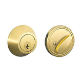 Dexter by Schlage JD60605 polished brass single cylinder deadbolt