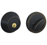 Dexter by Schlage JD60716 aged bronze single cylinder deadbolt