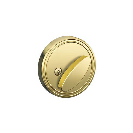Dexter by Schlage JD80605 bright brass one sided deadbolt