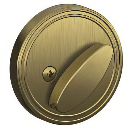 Dexter by Schlage JD81609 antique brass one sided deadbolt