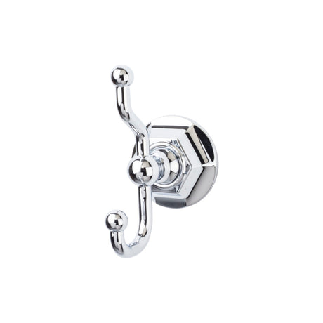 Top Knobs ED2PCB TOP BATH (R) Edwardian Bath 5" Wall Bath Hooks Polished Chrome