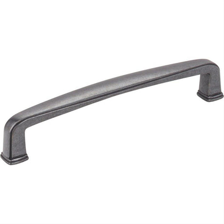 Jeffrey Alexander 1092-128DACM-128 Milan 1 5-9/16" Zinc Plain Square Cabinet Pull Gun Metal
