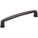 Jeffrey Alexander 1092-128DBAC-128 Milan 1 5-9/16" Zinc Plain Square Cabinet Pull Brushed Oil Rubbed Bronze