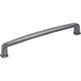 Jeffrey Alexander 1092-160DACM-160 Milan 1 6-13/16" Zinc Plain Square Cabinet Pull Gun Metal