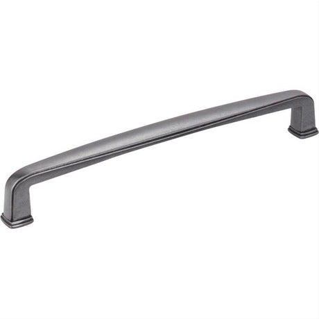 Jeffrey Alexander 1092-160DACM-160 Milan 1 6-13/16" Zinc Plain Square Cabinet Pull Gun Metal
