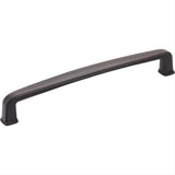 Jeffrey Alexander 1092-160DBAC-160 Milan 1 6-13/16" Zinc Plain Square Cabinet Pull Brushed Oil Rubbed Bronze
