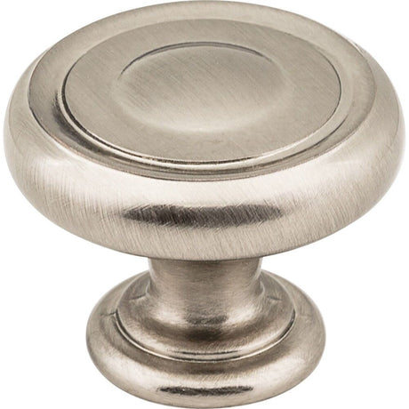 Jeffrey Alexander 117SN satin nickel cabinet knob