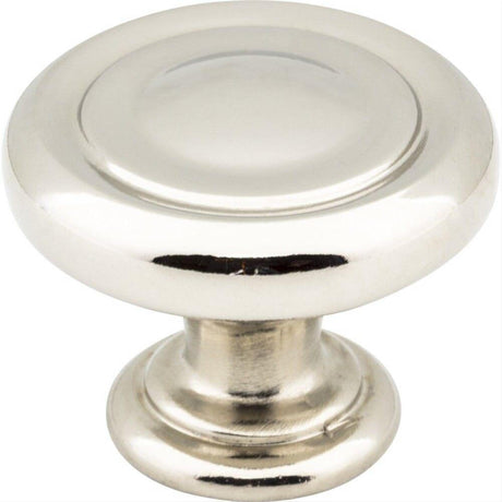 Jeffrey Alexander 117NI 117 Bremen 1 1-1/4" Zinc Cabinet Knob Polished Nickel