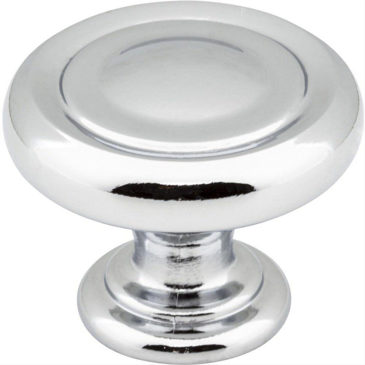 Jeffrey Alexander 117PC 117 Bremen 1 1-1/4" Zinc Cabinet Knob Polished Chrome