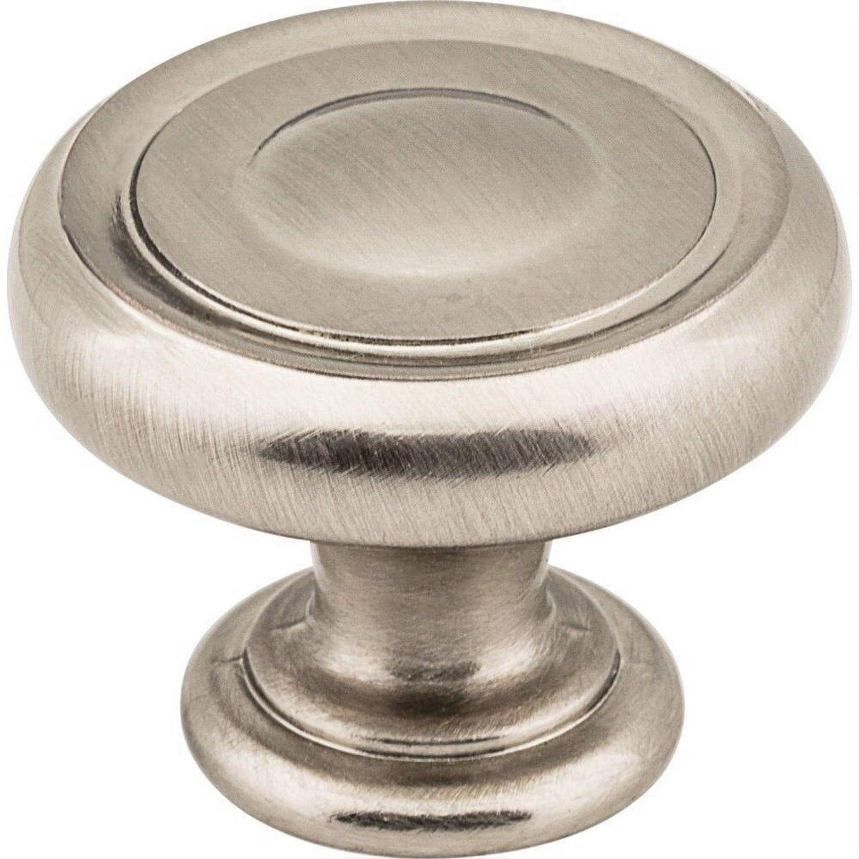 Jeffrey Alexander 117SN 117 Bremen 1 1-1/4" Zinc Cabinet Knob Satin Nickel