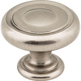 Jeffrey Alexander 117SN 117 Bremen 1 1-1/4" Zinc Cabinet Knob Satin Nickel