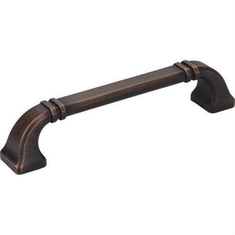 Jeffrey Alexander 165-128DBAC-128 Ella 5-13/16" Zinc Cabinet Pull Brushed Oil Rubbed Bronze