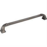 Jeffrey Alexander 165-12BNBDL-12 Ella 13" Zinc Appliance & Cabinet Pull Brushed Pewter