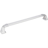 Jeffrey Alexander 165-12PC-12 Ella 13" Zinc Appliance & Cabinet Pull Polished Chrome