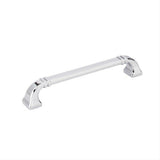 Jeffrey Alexander 165-160PC-160 Ella 7-1/16" Zinc Cabinet Pull Polished Chrome