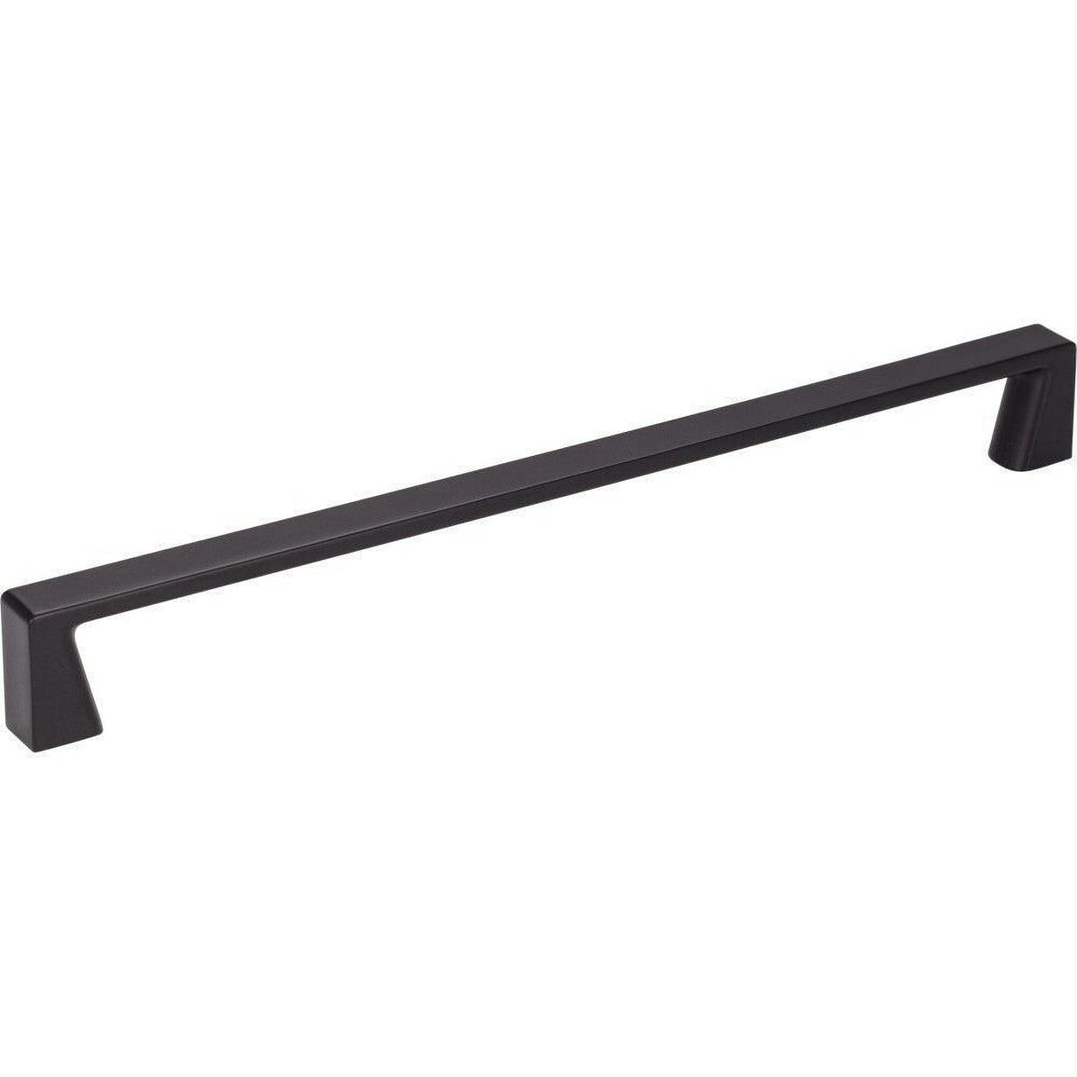 Jeffrey Alexander 177-224MB-224 Boswell 9-5/16" Zinc Cabinet Pull Matte Black