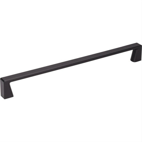 Jeffrey Alexander 177-224MB-224 Boswell 9-5/16" Zinc Cabinet Pull Matte Black