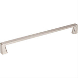 Jeffrey Alexander 177-224SN-224 Boswell 9-5/16" Zinc Cabinet Pull Satin Nickel