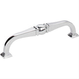 Jeffrey Alexander 188-128PC-128 Katharine 5-11/16" Zinc Cabinet Pull Polished Chrome