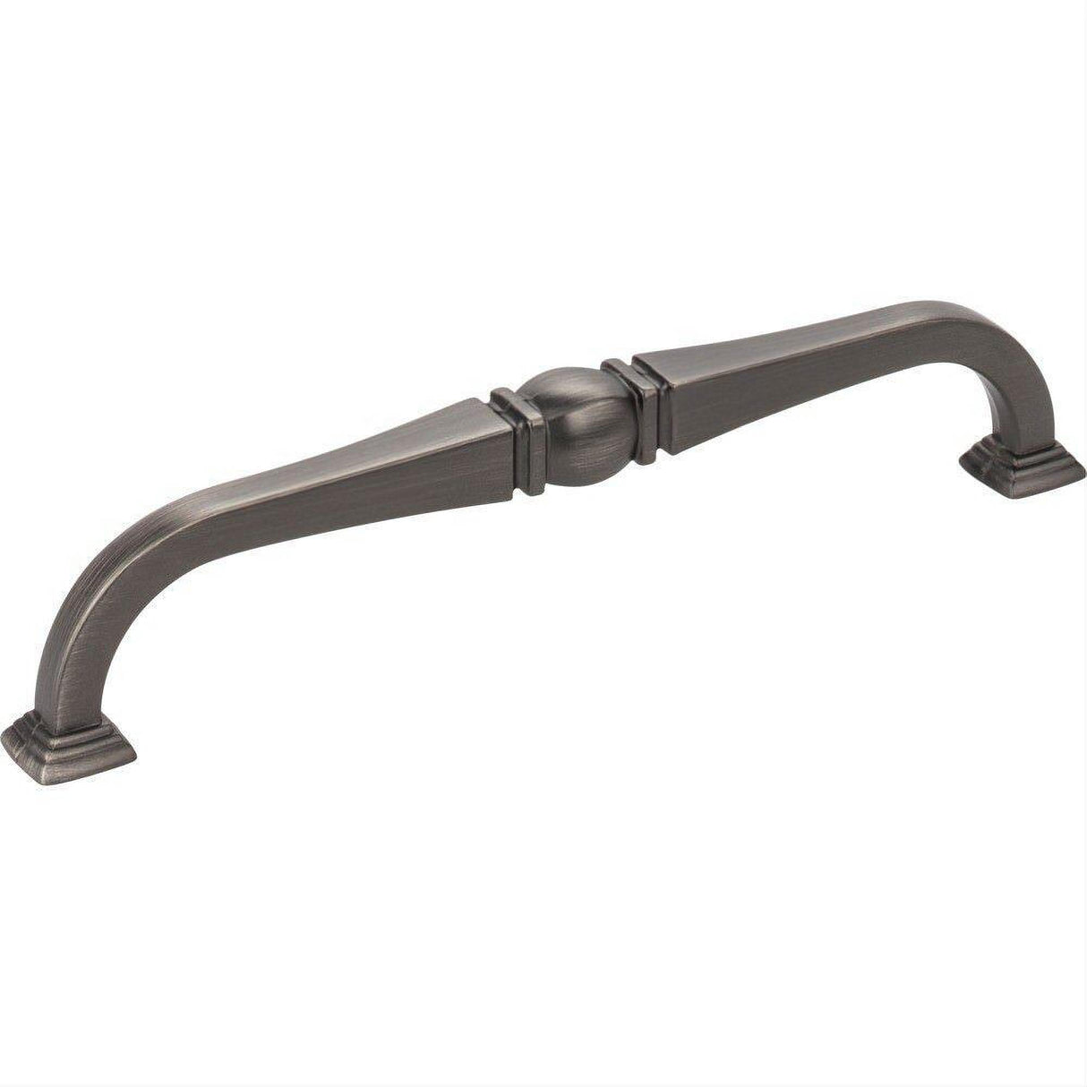 Jeffrey Alexander 188-160BNBDL-160 Katharine 6-15/16" Zinc Cabinet Pull Brushed Pewter