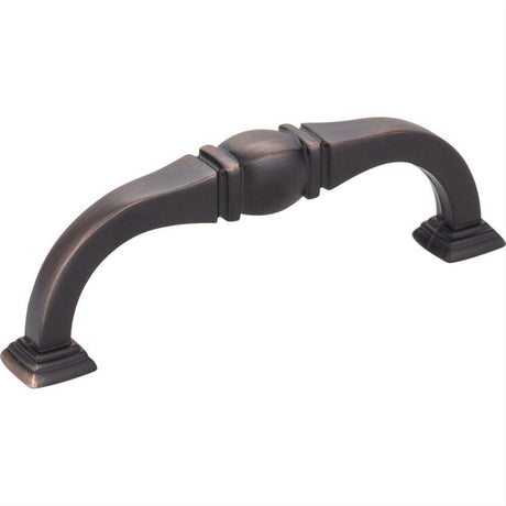 Jeffrey Alexander 188-96DBAC-96 Katharine 4-3/8" Zinc Cabinet Pull Brushed Oil Rubbed Bronze