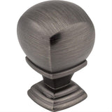 Jeffrey Alexander 188BNBDL 188 Katharine 7/8" Zinc Cabinet Knob Brushed Pewter