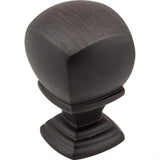 Jeffrey Alexander 188DBAC 188 Katharine 7/8" Zinc Cabinet Knob Brushed Oil Rubbed Bronze