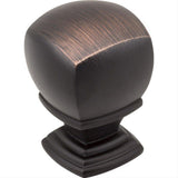 Jeffrey Alexander 188L-DBAC Katharine 1" Zinc Large Cabinet Knob Brushed Oil Rubbed Bronze