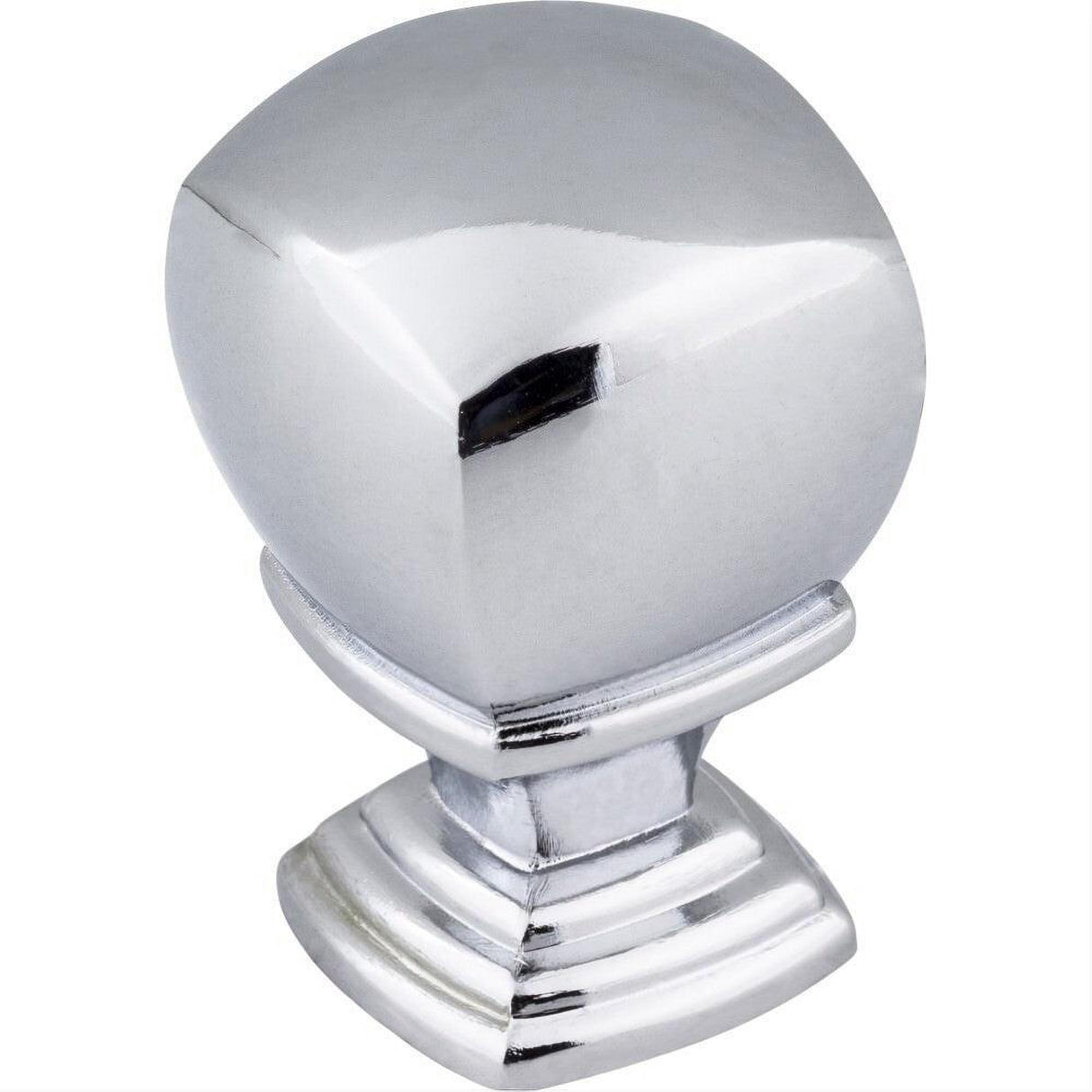 Jeffrey Alexander 188PC 188 Katharine 7/8" Zinc Cabinet Knob Polished Chrome