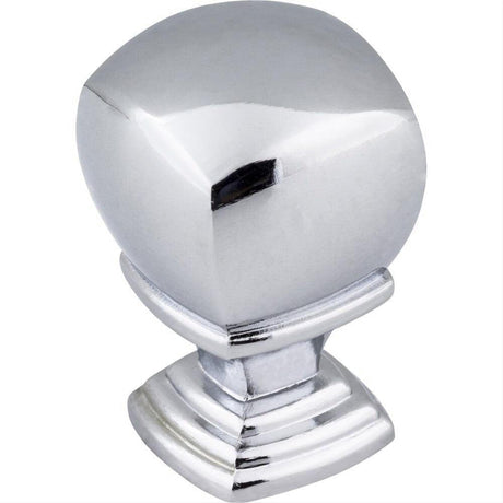 Jeffrey Alexander 188PC 188 Katharine 7/8" Zinc Cabinet Knob Polished Chrome