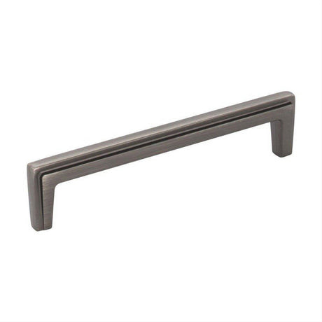 Jeffrey Alexander 259-128BNBDL-128 Lexa 5-7/16" Zinc Cabinet Pull Brushed Pewter