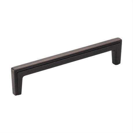 Jeffrey Alexander 259-128DBAC-128 Lexa 5-7/16" Zinc Cabinet Pull Brushed Oil Rubbed Bronze