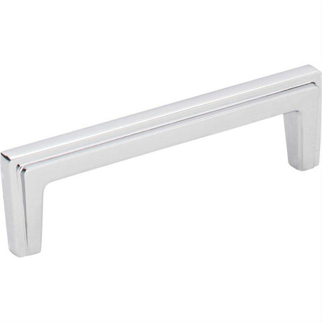 Jeffrey Alexander 259-96PC-96 Lexa 4-3/16" Zinc Cabinet Pull Polished Chrome