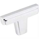 Jeffrey Alexander 259PC 259 Lexa 2" Zinc Cabinet T-Shaped Cabinet Knob Polished Chrome