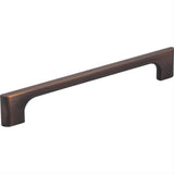 Jeffrey Alexander 286-160DBAC-160 Leyton 7-11/16" Zinc Cabinet Pull Brushed Oil Rubbed Bronze