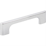 Jeffrey Alexander 286-96PC-96 Leyton 5-1/8" Zinc Cabinet Pull Polished Chrome