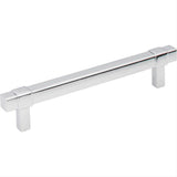 Jeffrey Alexander 293-128PC-128 Zane 6-5/16" Zinc Cabinet Pull Polished Chrome