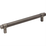 Jeffrey Alexander 293-160BNBDL-160 Zane 7-9/16" Zinc Cabinet Pull Brushed Pewter