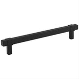 Jeffrey Alexander 293-160MB-160 Zane 7-9/16" Zinc Cabinet Pull Matte Black