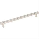 Jeffrey Alexander 293-224NI-224 Zane 10-1/16" Zinc Cabinet Pull Polished Nickel
