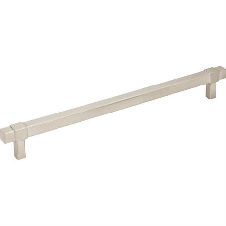 Jeffrey Alexander 293-224SN-224 Zane 10-1/16" Zinc Cabinet Pull Satin Nickel