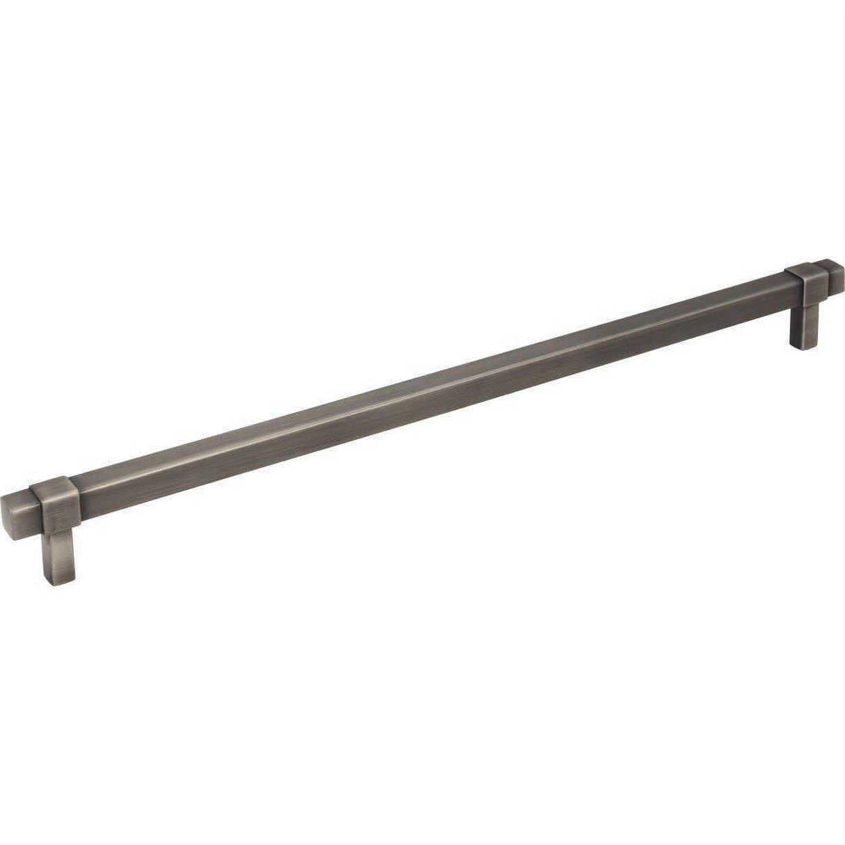 Jeffrey Alexander 293-305BNBDL-305 Zane 13-1/4" Zinc Cabinet Pull Brushed Pewter