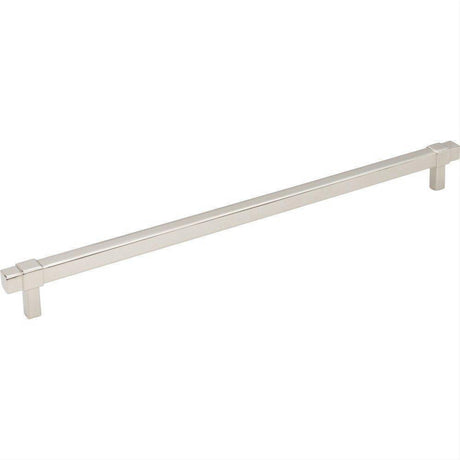 Jeffrey Alexander 293-305NI-305 Zane 13-1/4" Zinc Cabinet Pull Polished Nickel