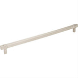 Jeffrey Alexander 293-305SN-305 Zane 13-1/4" Zinc Cabinet Pull Satin Nickel